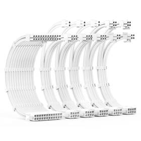 Abno1 A-cc-1 Psu Cable Extension Kit 30cm Length With Combs 1x24pin/2x8pin 4 All-white