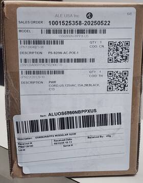Alcatel-lucent Os6860nbppx Alcatel-lucent Omniswitch 6860 920w Power Supply - New Os6860n-bppx