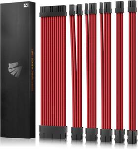 Asiahorse 761000996778 16awg Psu Cable Extension Power Cords Customized Supply Red