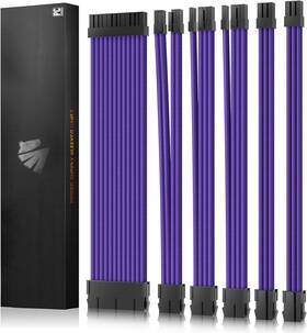 Asiahorse 761000996792 16awg Psu Cable Extension Power Cords Customized Purple
