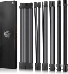 Asiahorse 8541596759 Customization Mod Sleeve Extension Power Supply Black-grey Mix