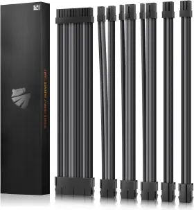 8541596759 Asiahorse Customization Mod Sleeve Extension Power Supply Black-grey Mix