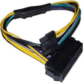 Aslil Asc00001 24-pin To 8-pin 18awg Atx Psu Power Supply Adapter Cable For Motherboards 12