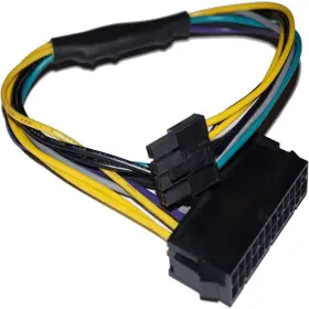 Asc00001 Aslil 24-pin To 8-pin 18awg Atx Psu Power Supply Adapter Cable For Motherboards 12