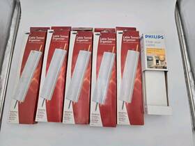 Belkin Blkf8b020 Lot 6 White F8b020 Cable Tunnel Organizer Desk And Wall Mount Conceal