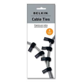 Belkin F8b024 Multicolored Cable Ties 6/pack New