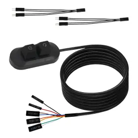 1095369 Btfo Pc Power Button With 1.8m/5.9ft Cable Black Desktop Computer External