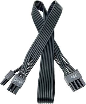 Certusfun Cf-862e-1618-wb Pcie Cable For Evga 65cm Male To 8 Pin 6 2 Gpu Power Black 18awg