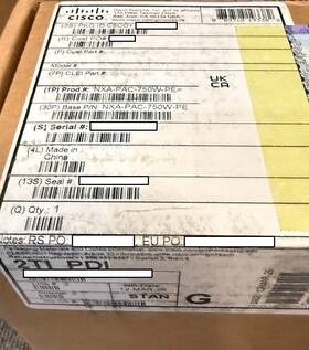 Cisco 889728193382 Nxa-pac-750w-pe 750w Ac Power Supply Nexus New Sealed