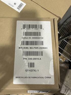 Cisco A40-20010-a Ma-pwr-250wac 250 Watt Power Supply New /open Box