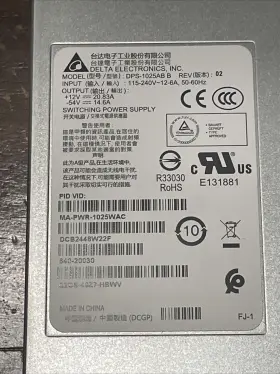 Ma-pwr-1025wac Cisco Dps-10254b Meraki Ms320 Ms350 1025w Ac Power Supply