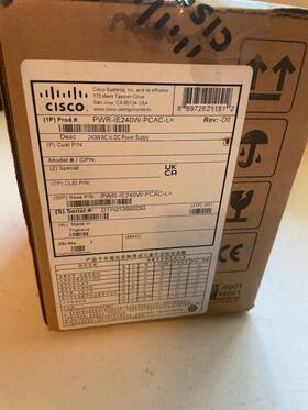 Cisco Pwr-ie240w-pcac-l Systems Power Supply Ac 100-240v 240 Watt New Sealed