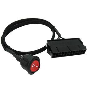 Comeap 619317080096 Atx Power Jumper Cable 24 Pin Red Led