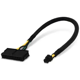 Oihg-fjso-dx46 Comeap 24 Pin To 6 Atx Psu Power Adapter Cable For 13.3 Inches Black