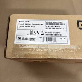 Extreme Networks 800560-00-03 10945 Extremeswitching X620 Front-to-back Airflow Fan Module 800560-00-0