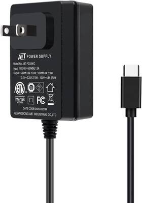 Geeekpi Abt-pd30w1c 27w Power Supply For Raspberry Pi 5 Pd Adapter Usb C Adapter