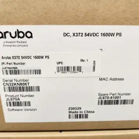 Jl087a Hp Jl670a Aruba X372 54vdc 1600w Ps 110-240vac Power Supply New-sealed Box