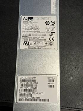 Juniper 740-028288 Pwr-mx80-ac Psu For Mx5 Mx10 Mx40 Mx80