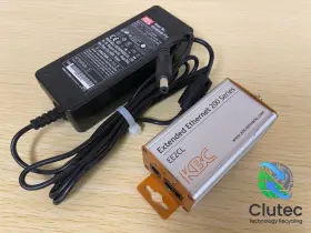 Ee2cl Kbc Extended Ethernet 200 Series Coax Data/bnc Poe With Ac Adapter
