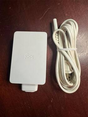 Logitech 534-000910 Single Port Power Over Ethernet Poe Adapter With Long Ac Cord
