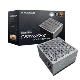 Montech 17-959-010 Century Ii - 1200w High-end Atx Gaming Power Supply Silver