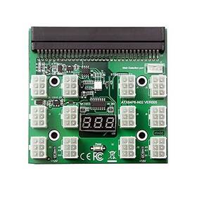 Mustpoint 661585242898 Power Supply Breakout Board Adapter Dps-1200fb/qb Pci-e 6pin Add 2psu Mining