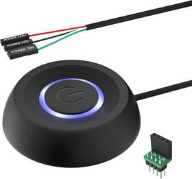 Owltree Pc036a Pc Power Button Desktop External Switch On Off Led Pc