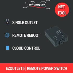 Proxicast Pwr-ez-72b Ezoutlet5 Internet Enabled Ip And Wifi Remote Power Switch With Reboot Ez-72b