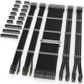20250701 Sirlyr Psu Cable Extension Kit Customed Pc Power Supply Extend 5 Pcs Black