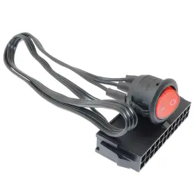 Atxpsssjb-1-re Sqxbk 24-pin Female Atx Psu Power Supply Starter On/off Switch Jumper Red
