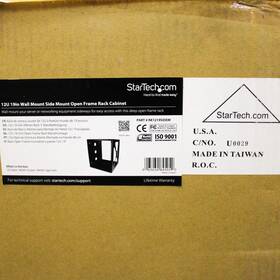 Startech 545690 Startech.com 12u 19in Wall Mount Side Open Frame Rack Cabinet Rk1219sidem