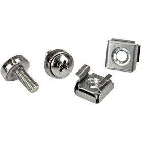 Startech Cabscrewm52 M5 Mounting Screws And Cage Nuts For Server Rack Cabinet - 100 Pack