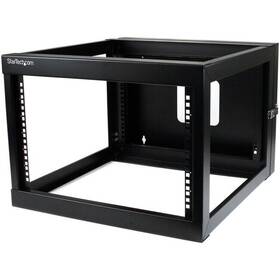 Startech Rk619walloh 6u 22in Depth Hinged Open Frame Wall Mount Server Rack