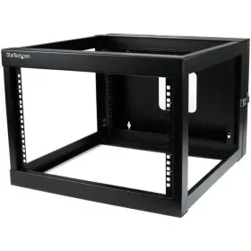 Rk619walloh Startech 6u 22in Depth Hinged Open Frame Wall Mount Server Rack