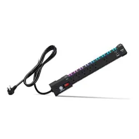 Ys-rgb01 Surgeglow 4200j Power Strips With Surge Protection Usb Ports Wall Charging Station Rgb