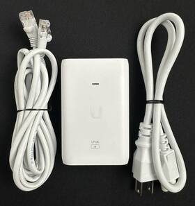 Ubiquiti Networks 2246-0114493 Unifi Lan U-poe-af Injector Gp-v480-065g With Power Cord And Ethernet Cable