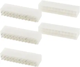 A13052000ux0723 Uxcell 5 Pcs 3mm Pitch 24 Pin Straight Car Auto Pc Psu Supply Atx Connector