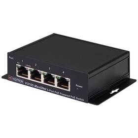 Vigitron Vi3105 5-port Poe Powered Switch With Extended Utp