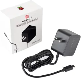 Xygstudy 5056561803364 Official 27w Usb-c Power Supply For Raspberry Pi 5 5.1v/5a 9v/3a
