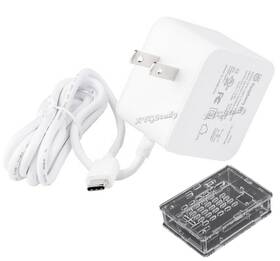 Xygstudy 719704485371 Official 27w Usb Type-c Power Supply For Raspberry Pi 5 White