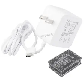 Xygstudy 719704485371 Official 27w Usb Type-c Power Supply For Raspberry Pi 5 White