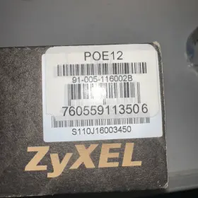Poe-12 Zyxel Power Over Ethernet Injector Ac 100-240v Model