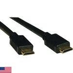 Eaton Tripp Lite High Speed Mini-hdmi Cable, Digital Video With Audio (m/m) 6-FT New. Price: $55.07.