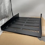 Startech CABSHELF22V 2U 22IN Vented Rack Mount Fixed Server Cabinet Open. Price: $59.95.
