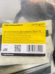Startech HC102 Self-adhesive Nylon Cable Tie Mounts Pkg Of 100(T13) New. Price: $12.99.