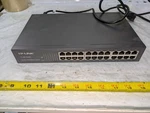 Tp-link TL-SF1024D 100-240V 50/60HZ 0.3A 24-PORT 10/100MBPS Switch New. Price: $39.00.