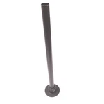 Ergotron 20-137-200 DS100 Mounting Pole, Black, Length: 28", With Base Used. Price: $155.00.