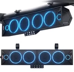 Waterproof Bluetooth Utv Sound Bar Speakers Rzr Polaris 500W Audio Radio System New. Price: $159.94.