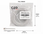 C2G Legrand 09590 RJ11 Modular Crossed Cable 14FT Gray Telephone Cord New. Price: $13.00.