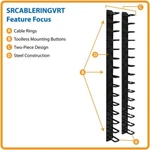 Tripp Lite Srcableringvrt Smartrack 6FT Vertical Manager (ring) New. Price: $89.99.